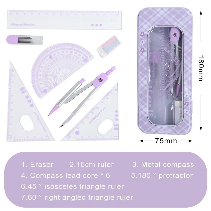 MHwan Compass Set, A Complete Learning Set, Equipped with a