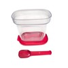 Tupperware Eidgenosse Rectangular Stackable Exclusive Spice Container with Measuring Spoon