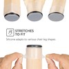 Aneaseit Chair Leg Sliders for Carpet - 8 pcs Clear