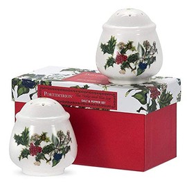 Portmeirion Home & Gifts Salt & Pepper Set, Ceramic, Multi-Colour, 7 x 7 x 6.7 cm