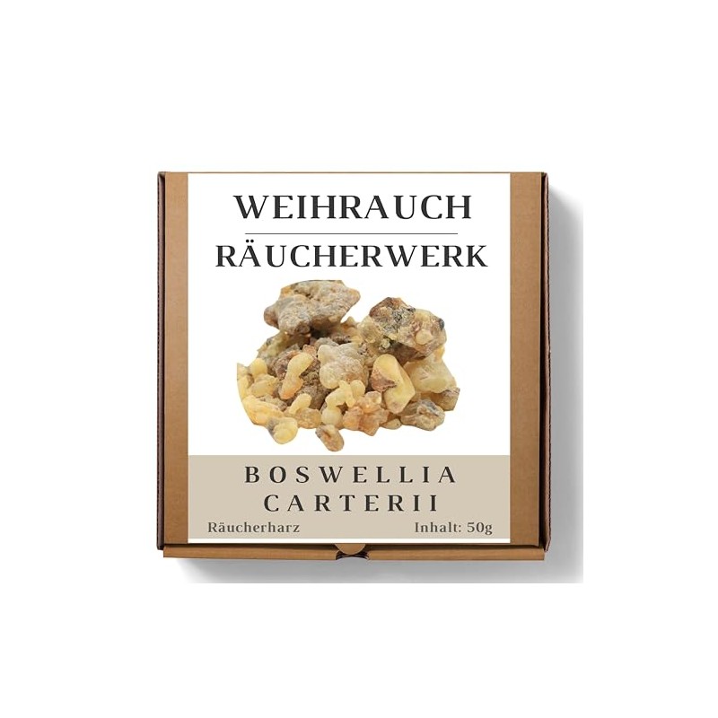 JEEBUTY Boswellia Carterii Incense 50 g, Aden First Choice Olibanum,