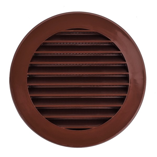 Black 100mm / 4 inch Round Air Vent Grill Cover,