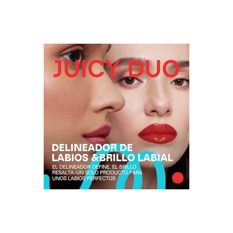 Minimeli Delineador y Brillo Labial 2 en 1, Textura Ligera