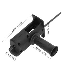 Fafeicy Reciprocating Saw Attachment Kit for Cordless Drill with Blades for Metal Wood Cutting Jigsaw for Reciprocating Saws