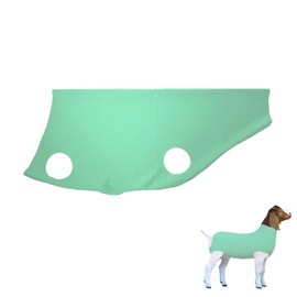 FUZIDDN Spandex Goat Tube for Show Goats - Show Livestock Supplies: Goat Covers & Blankets Rich in Color (Medium, Large) (Light Green, Medium)