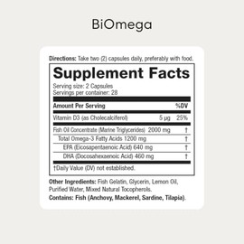 Usana Biomega-3 - 56 Gelcaps                                                                                                                          