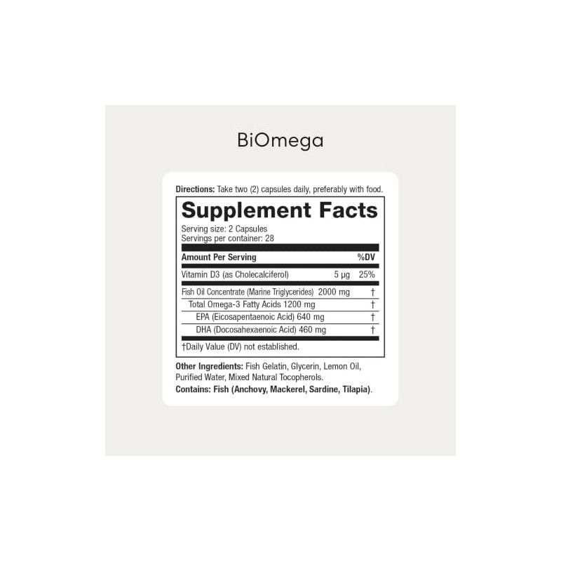 Usana Biomega-3 - 56 Gelcaps