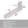 TSSS 20pcs 80x28mm Multi-Hole Angle Corner Braces, Stainless Steel 201