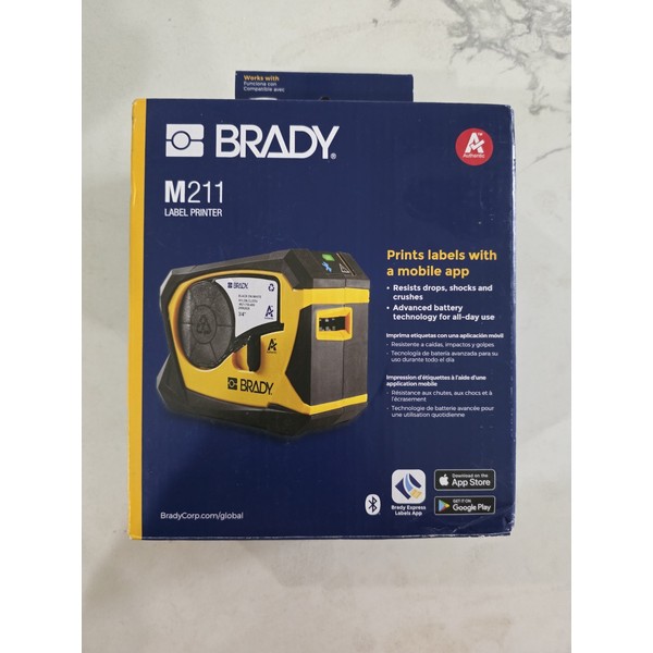 Brady M211 Portable Bluetooth Label Printer With A Mobile APP