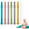 Fu Store Hollow Teether Tube Chew Straw Sensory Toy for