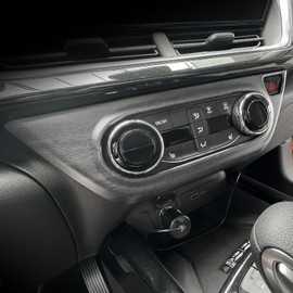 YOUTOOCAR AC Button Panel Cover Trim Car Compatible with Chevy Trax 2024-2025 Accessories (Wood Grain)