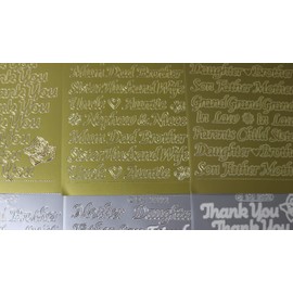 Creative Products Strong Textlines Craft Stickers, Stickers, Multi-Colour, 23 x 10 x 1 cm