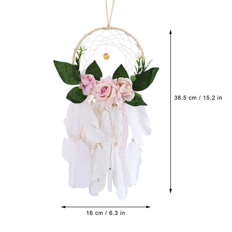 Home Garden Decoration Wall Hanging Feather Dreamcatcher Pendant Gift with