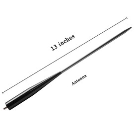 JAPower Replacement Antenna Compatible with Toyota Tundra 2014-Current | 13 inches-Black Titanium