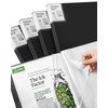 Binder with Plastic Sleeve 4 Pack 8.5"x11" Demo Book Black