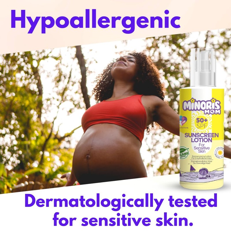 Minoris MOM Sun Cream SPF 50+ Organic, Natural & Mineral