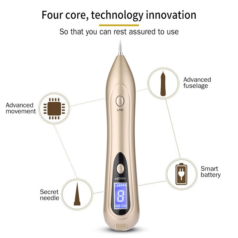 LCD Screen Spot Removal Pen USB Freckle Spot Mole Tattoo