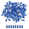 sourcing map 100 Pcs RV2-6 Insulated Ring Electrical Wire Connectors