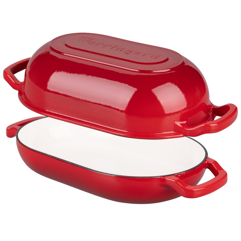 VORRINGARD Enameled Cast Iron Sourdough Bread Oven, Dutch Oven, Loaf