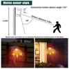 Qualirey 4 Pack Solar Outdoor Motion Sensor Alarm in 2