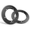Miche Unisex's Primato Advanced Pista Track Chainring, Black, 48t