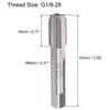 TA-VIGOR Pipe Thread Tap G1/8, HSS 4 Straight Flute Taper