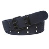 Double Hole Grommets Canvas Web Belt, Navy | 4xl (45"~47"