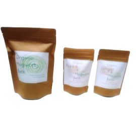 Organic Mugwort Bath 15 Pcs/Organic Mugwort Bath, 15 Packs, Steamed Wormwood, Pregnant, Herbal Bath, Medicinal Hot Water, Bath Salt, 5pc Organic Mugwort & Neem Bath, 5pc, Mugwort and Ginger Bath 5pc, Wormwood and Ginger Bath 5pc, Mugwort and Miracle Nem 