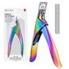 MelodySusie Acrylic Nail Clippers with 15Pcs Magnets Tip Cutters for