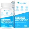 200 Billion Cfus 12 Strains Probiotic, with 3 Organic Prebiotics,