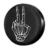 Skeleton Peace Spare Tire Cover Waterproof Dust-Proof Wheel Tire Cover Fit for Jeep,Trailer, RV, SUV and Many Vehicle 17 Inch