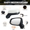 Left Driver Side Mirror Compatible with Toyota RAV4 2019 2020