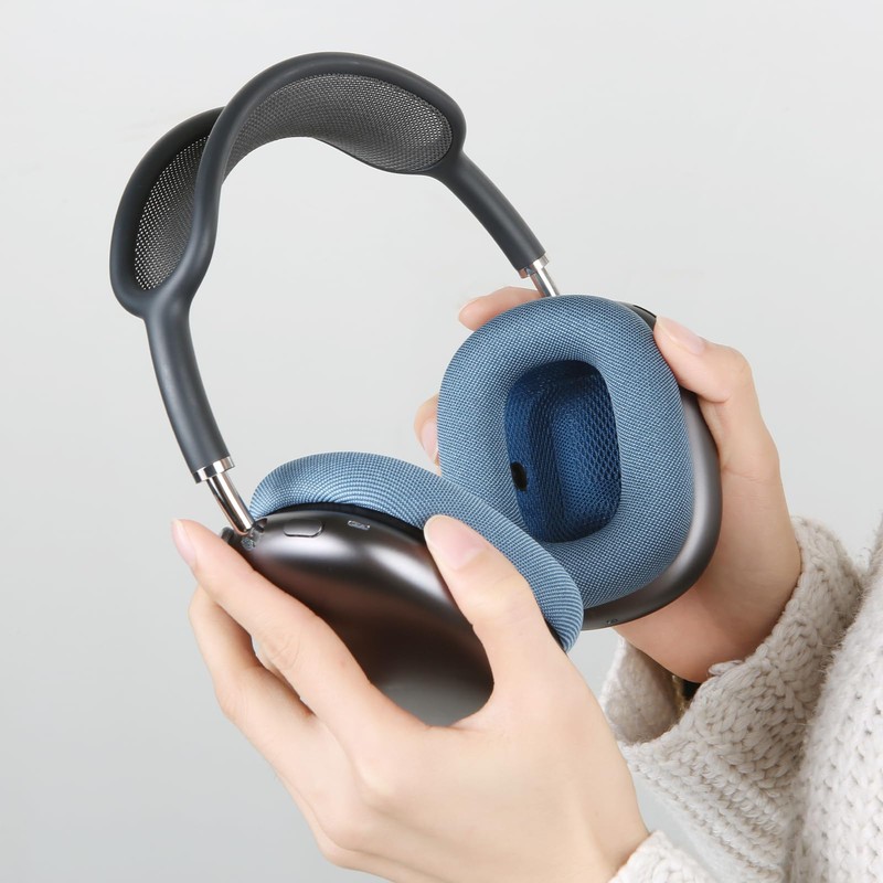 Earrock Upgraded Silicone Ear Cushions for AirPods Max Headphones, Mesh
