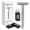 Premium Heavy-Weight Safety Razor for Men – Swedish Steel Blades,