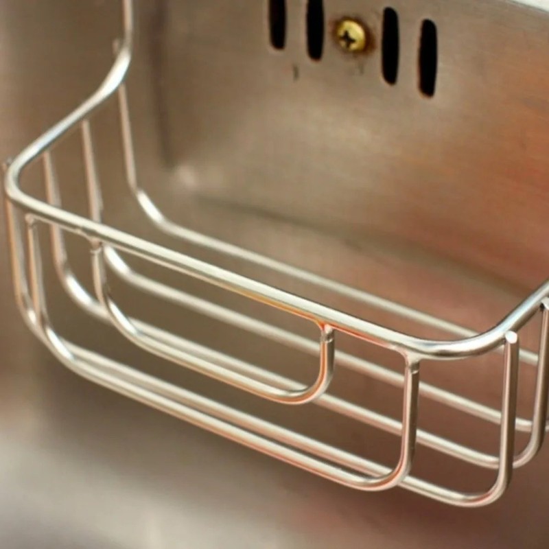PureLiving Kitchen Sink Sponge Holder Stainless – Rustproof Double-Layer Stainless