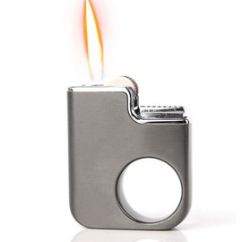 Lighter, Ring Lighter, can be refilled with Butane Gas, Flint Ignition, Candle, Boyfriend (Does not Contain Butane Gas)