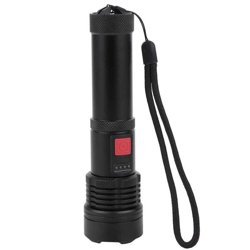 XHP50 USB Rechargeable Torch Portable Flashlight Outdoor Camping Fishing Flashlight