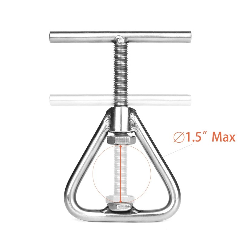 Anwenk Nut Cracker Black Walnut Cracker Stainless Steel Pecan Cracker
