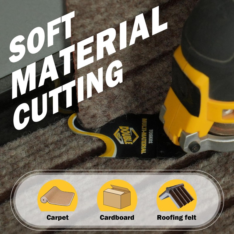 Oscillating Multi Tool Hook Knife Blade, 5 PCS Multitool Saw