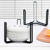 MINGFANITY Dinnerware Bowl Plate Holder Fit for 6.5 Inches Diameters