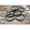 6 Door Handle Springs (2-Turn Coil, 2mm Thick, Black Zinc