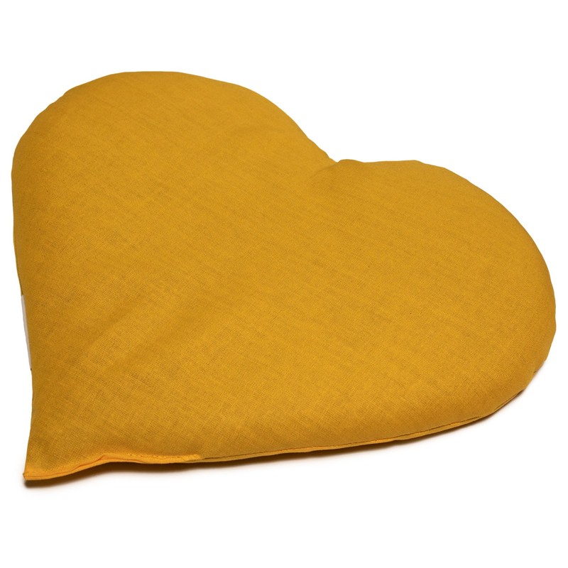 Grain Pillow Heart ca. 30 x 25 cm Mango