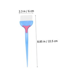 Healvian 4Pcs Soft Bristle Hair Dye Brush and Comb Set for Salon Use for Coloring Oiling and Hair Treatment for Home DIY and Professional Hairdressers