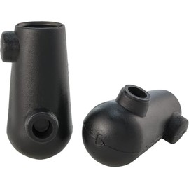 1 Pair of Feet Compatible with Vespa 50 R Special L 125 ET3 Primavera Hole Diameter 20 mm