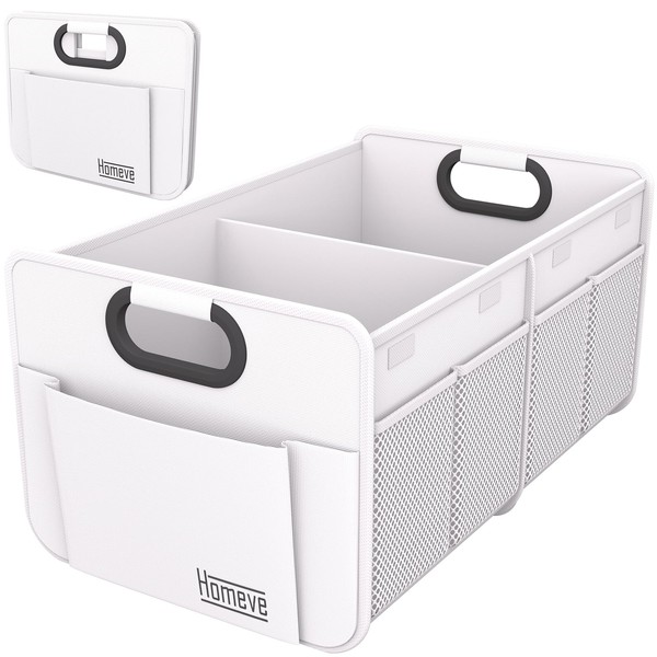 Homeve Homeve Car Trunk Organizer, Car Storage, Reinforced Handles, Collapsible