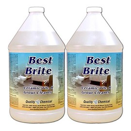 Quality Chemical Best Brite - Heavy-duty tile and grout cleaner with acid-2 gallon case