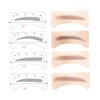 Beavorty 12pcs 48 Eyebrow Grooming Stencils Eyebrow Styling Tool Eyebrow