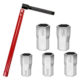 Schlüssel für Waschbeckenarmaturen, Schlüssel für Untertischarmaturen, Schlüssel für Waschbeckenarmaturen, Wasserhahnschlüssel, Wasserhahn-Montagewerkzeug 8–13 mm