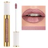 MAKI YIKA- Lápiz labial rosa metálico para mujer, lápiz labial
