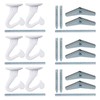 OOTSR 6 Sets Metal Ceiling Hooks, Heavy Duty Swag Ceiling